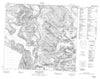 104B13 Great Glacier Canadian topographic map, 1:50,000 scale