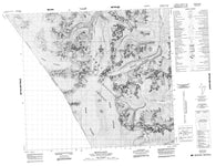 104F08 Mount Ratz Canadian topographic map, 1:50,000 scale