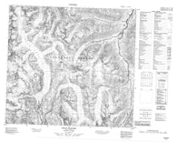 104G06 Scud Glacier Canadian topographic map, 1:50,000 scale