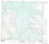 104G08 Refuge Lake Canadian topographic map, 1:50,000 scale