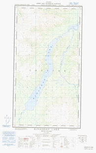 104G09E Kinaskan Lake Canadian topographic map, 1:50,000 scale