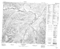 104G12 Chutine River Canadian topographic map, 1:50,000 scale