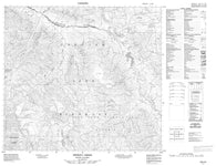 104H03 Sweeny Creek Canadian topographic map, 1:50,000 scale