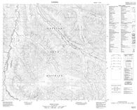 104H06 No Title Canadian topographic map, 1:50,000 scale