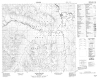 104H09 Dawson River Canadian topographic map, 1:50,000 scale