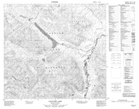 104H10 Cold Fish Lake Canadian topographic map, 1:50,000 scale