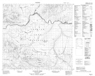 104H14 Cullivan Creek Canadian topographic map, 1:50,000 scale
