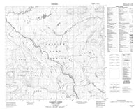 104H16 Diamond Creek Canadian topographic map, 1:50,000 scale