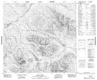 104I07 Letain Creek Canadian topographic map, 1:50,000 scale