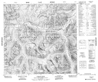 104I09 Cassiar River Canadian topographic map, 1:50,000 scale