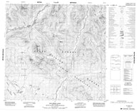 104I13 Joe Irwin Lake Canadian topographic map, 1:50,000 scale
