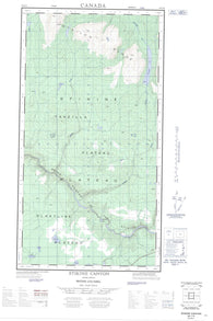 104J01E Stikine Canyon Canadian topographic map, 1:50,000 scale