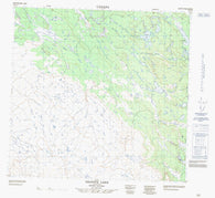 104J11 Granite Lake Canadian topographic map, 1:50,000 scale