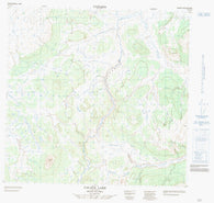 104J15 Calata Lake Canadian topographic map, 1:50,000 scale