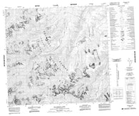 104K01 Bearskin Lake Canadian topographic map, 1:50,000 scale