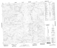 104K09 No Title Canadian topographic map, 1:50,000 scale