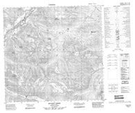 104K11 Stuhini Creek Canadian topographic map, 1:50,000 scale