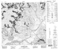 104K12 Tulsequah River Canadian topographic map, 1:50,000 scale