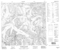 104K13 Tulsequah Glacier Canadian topographic map, 1:50,000 scale