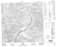 104K14 Inklin Canadian topographic map, 1:50,000 scale