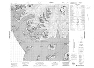 104M01 Mount Caplice Canadian topographic map, 1:50,000 scale