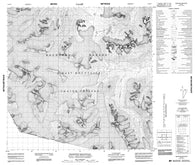 104M07 Snowtop Mountain Canadian topographic map, 1:50,000 scale