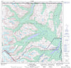 104M14 Homan Lake Canadian topographic map, 1:50,000 scale