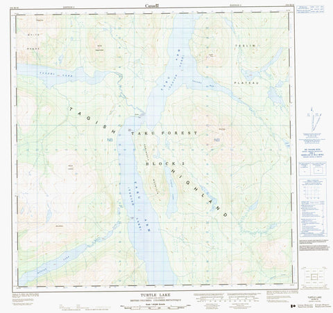 104M16 Turtle Lake Canadian topographic map, 1:50,000 scale