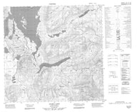104N04 Sloko Lake Canadian topographic map, 1:50,000 scale