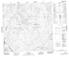 104N07 Bell Lake Canadian topographic map, 1:50,000 scale
