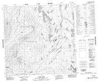 104N08 Hayes Peak Canadian topographic map, 1:50,000 scale