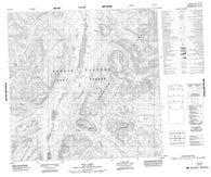 104N10 Eva Lake Canadian topographic map, 1:50,000 scale