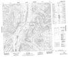 104N10 Eva Lake Canadian topographic map, 1:50,000 scale