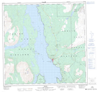 104N12 Atlin Canadian topographic map, 1:50,000 scale
