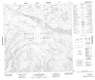 104N14 Consolation Creek Canadian topographic map, 1:50,000 scale