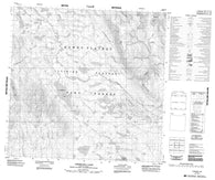 104O04 Chismaina Lake Canadian topographic map, 1:50,000 scale