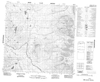 104O12 No Title Canadian topographic map, 1:50,000 scale