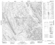 104P01 Deadwood Lake Canadian topographic map, 1:50,000 scale