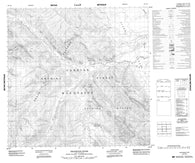 104P08 Deadwood River Canadian topographic map, 1:50,000 scale