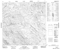 104P09 Mustela Creek Canadian topographic map, 1:50,000 scale