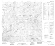 104P10 No Title Canadian topographic map, 1:50,000 scale
