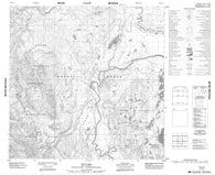 104P11 Dot Lake Canadian topographic map, 1:50,000 scale