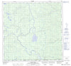 105A01 Blind Lake Canadian topographic map, 1:50,000 scale