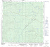 105A04 Allegretto Lake Canadian topographic map, 1:50,000 scale