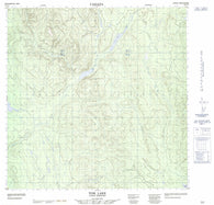 105A07 Tom Lake Canadian topographic map, 1:50,000 scale