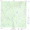 105A12 Sambo Creek Canadian topographic map, 1:50,000 scale