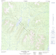 105A13 Hasselberg Lake Canadian topographic map, 1:50,000 scale