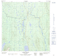 105A14 Upper Canyon Canadian topographic map, 1:50,000 scale