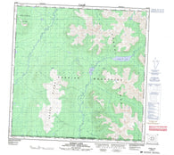 105B04 Dorsey Lake Canadian topographic map, 1:50,000 scale