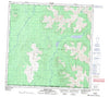 105B04 Dorsey Lake Canadian topographic map, 1:50,000 scale